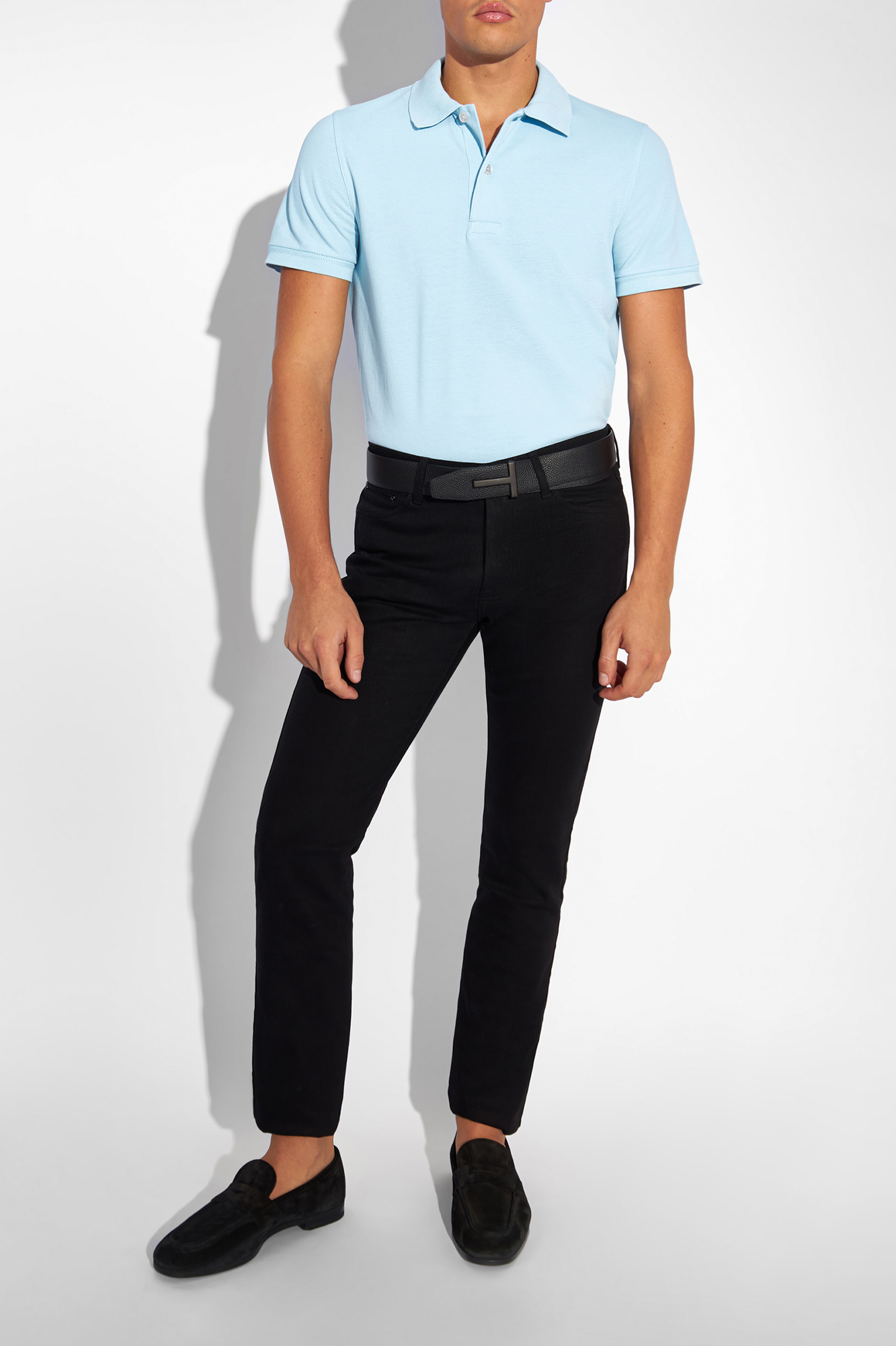 Tシャツ・カットソー TOM FORD SS25 POLO PIQUET (JPS002JMC007S23 LB999) TENNIS PIQUET POLO | Tom Ford Fashion